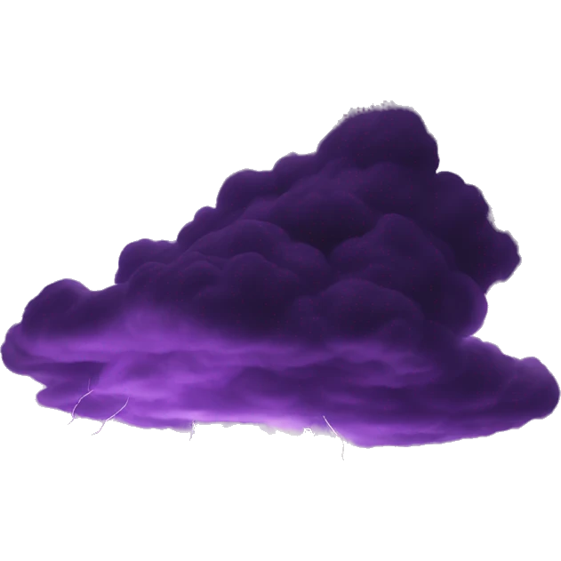 dramatic monochrome purple lightning sky emoji