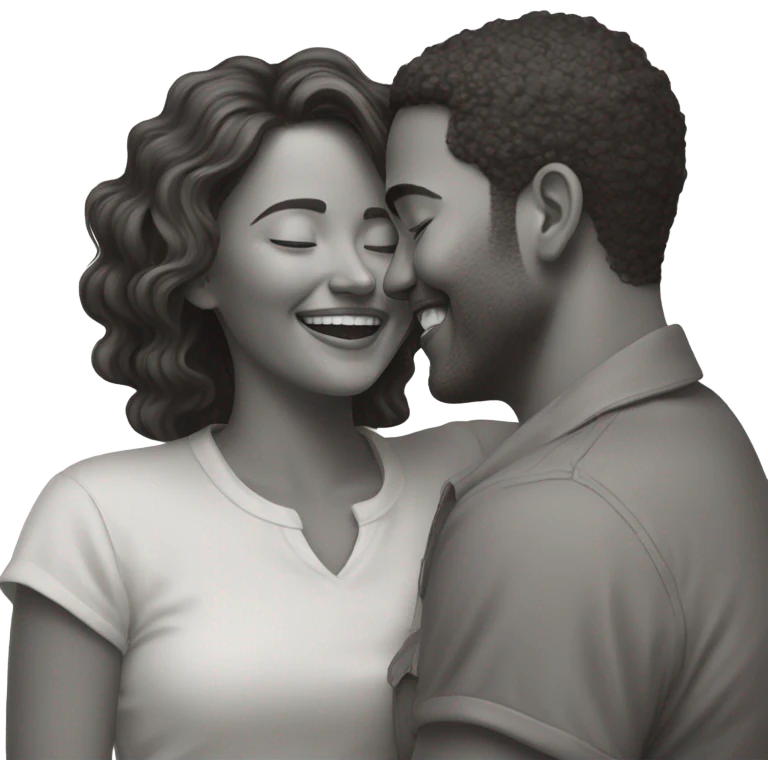 Happy kiss emoji