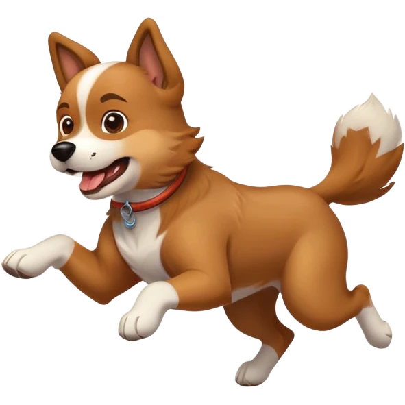  Dog running  emoji