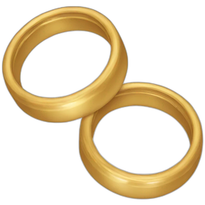 Two rings together emoji emoji