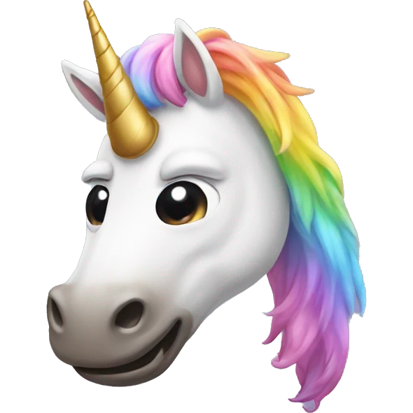 Unicorn poopin emoji