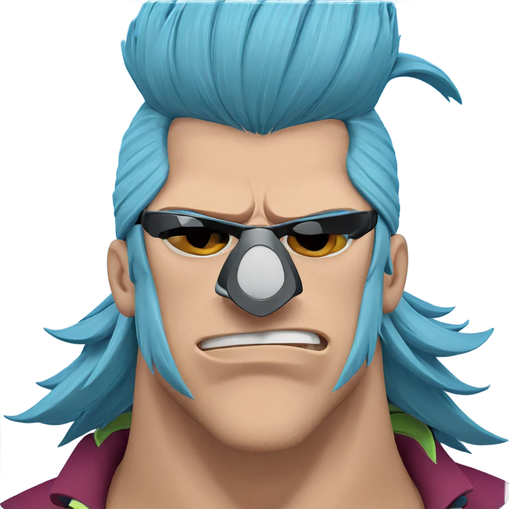 happy solo blue-haired guy emoji