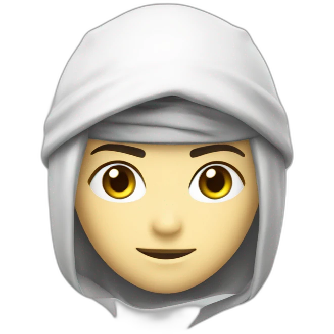 Ninja blanc emoji