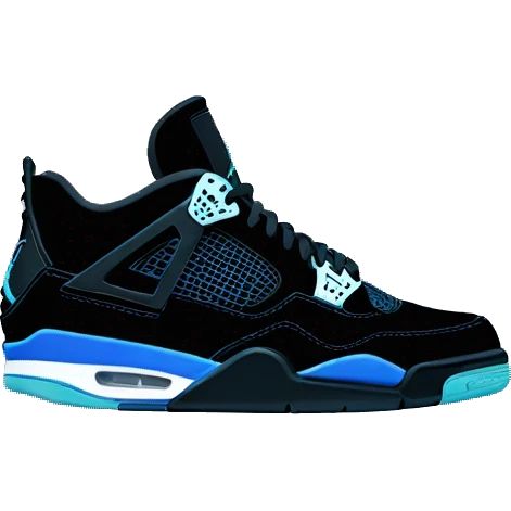 Jordan 4 black cats  emoji