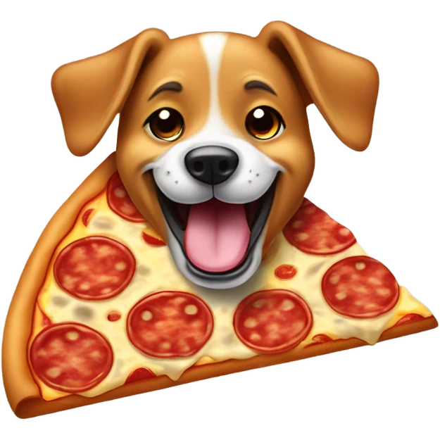 Pizza dog  emoji
