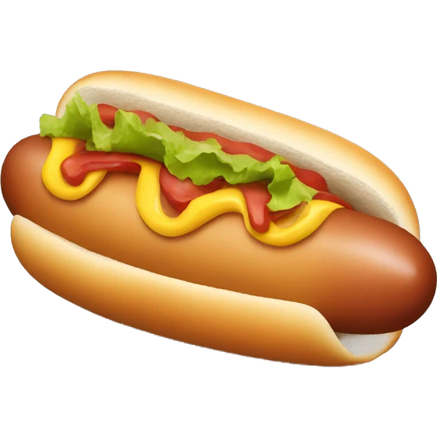 hot dog emoji