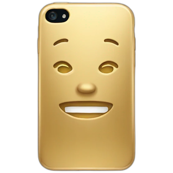 gold iphone emoji