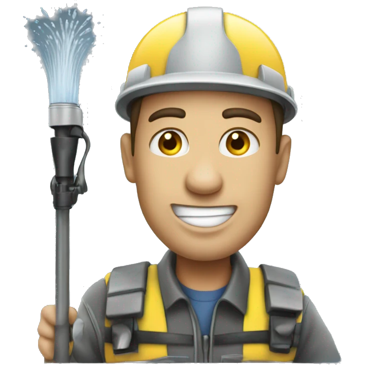 Power Washer Man emoji