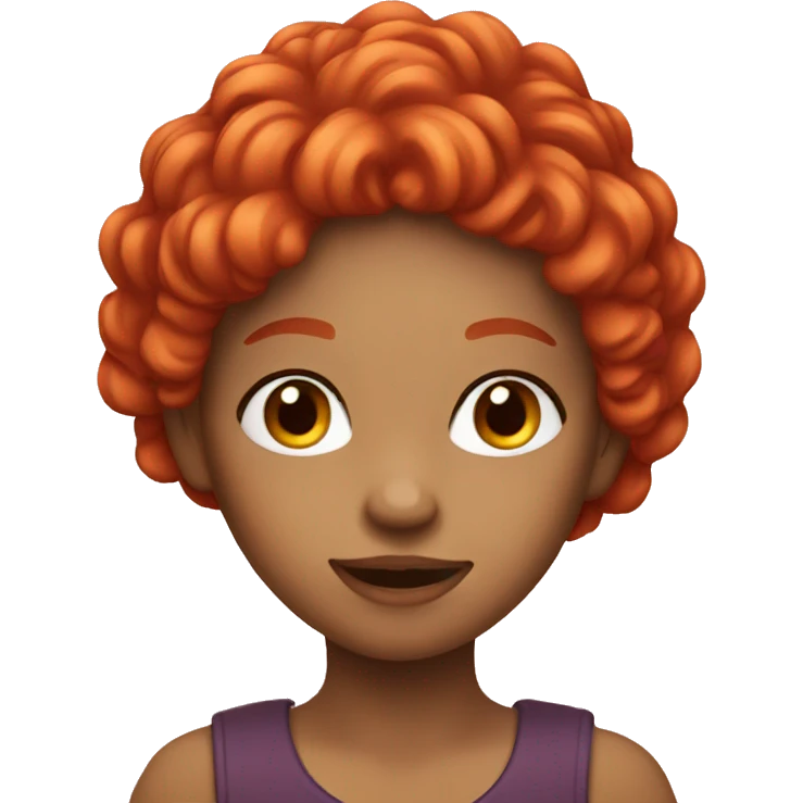 Red haired girls emoji