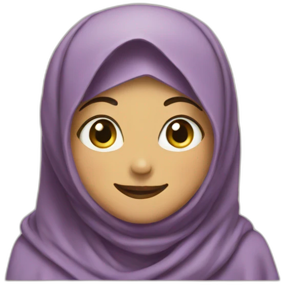 girl in hijab with thumbs up emoji