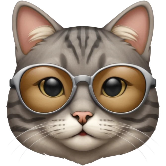 Cat wearing sunglasses emoji