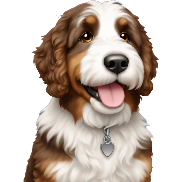 Bernedoodle  emoji
