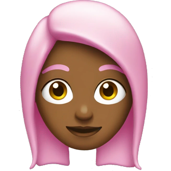Christmas pink emoji