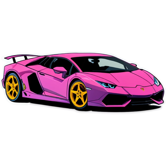Ghostface driving a Lamborghini  emoji
