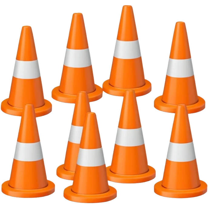 Cone markers
 emoji