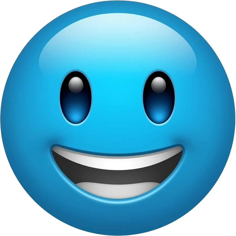 Create a blue meme emoji. emoji