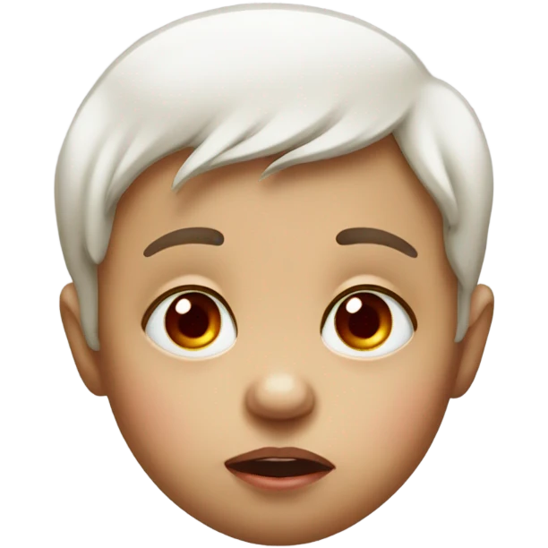 Crying baby emoji
