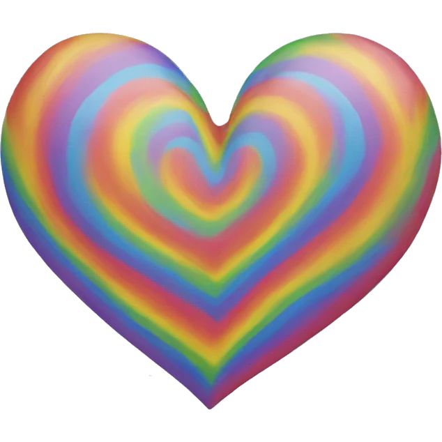 rainbow heart  emoji