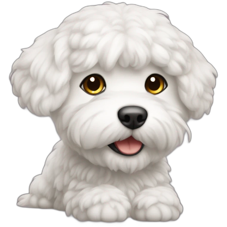 Bichón maltés emoji