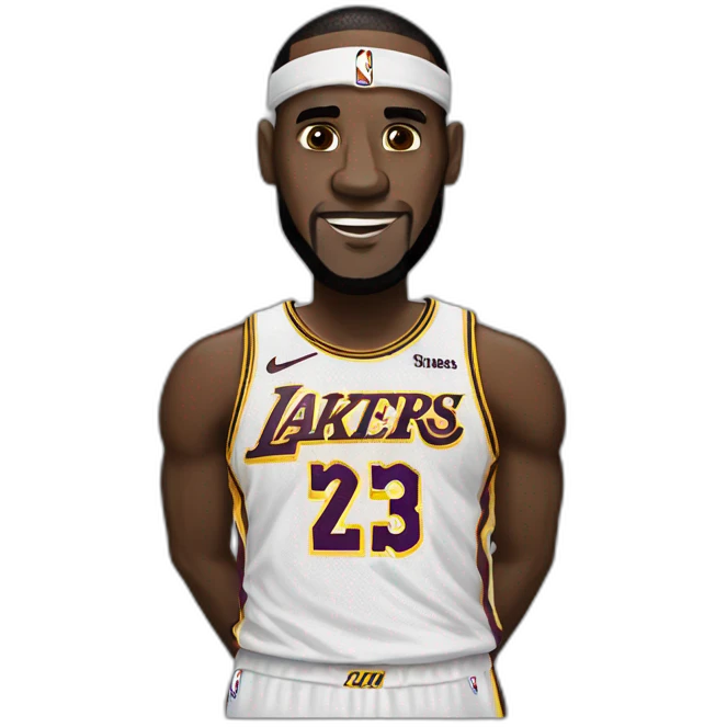 LeBron jams emoji