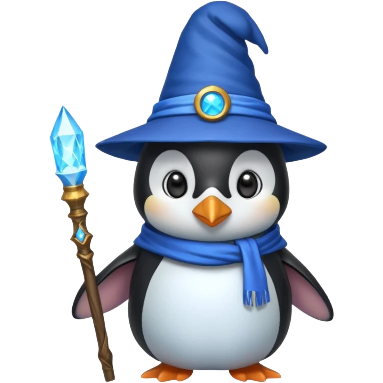 Penguin Wizard emoji