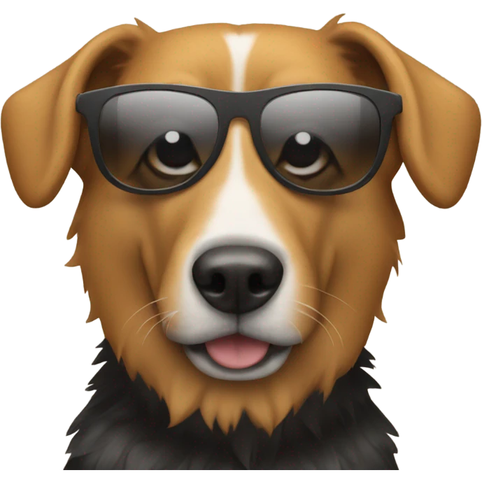 Dog with shades emoji