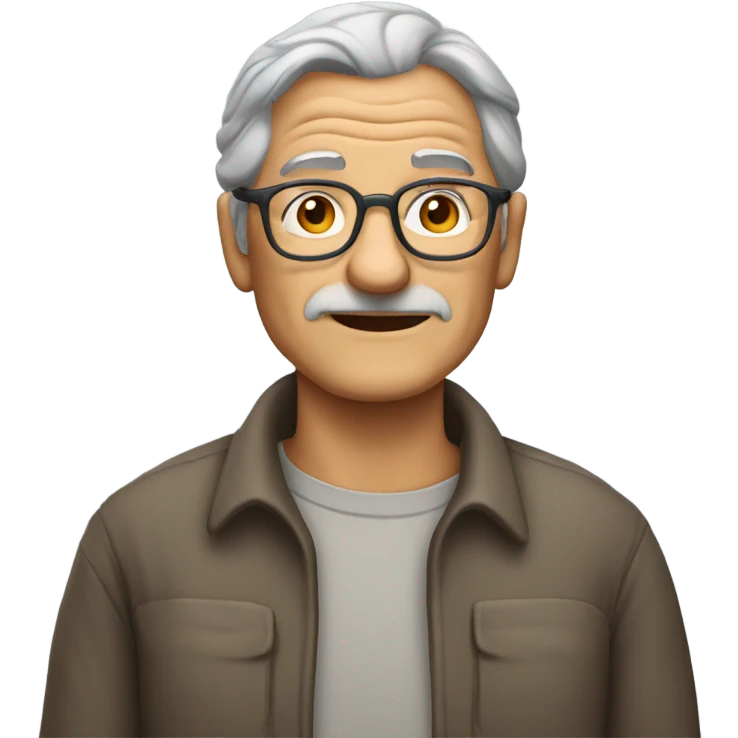 Steryotipical old person emoji