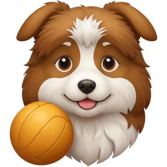Dog with ballToy emoji