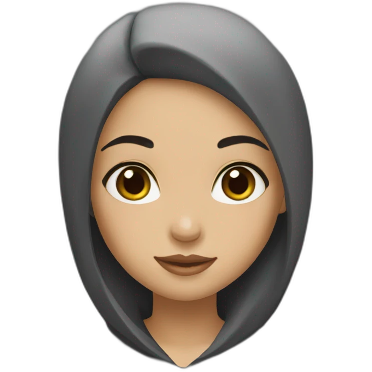 girl-black-hair-muslim emoji