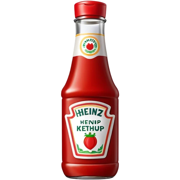 Heinz ketchup bottle emoji