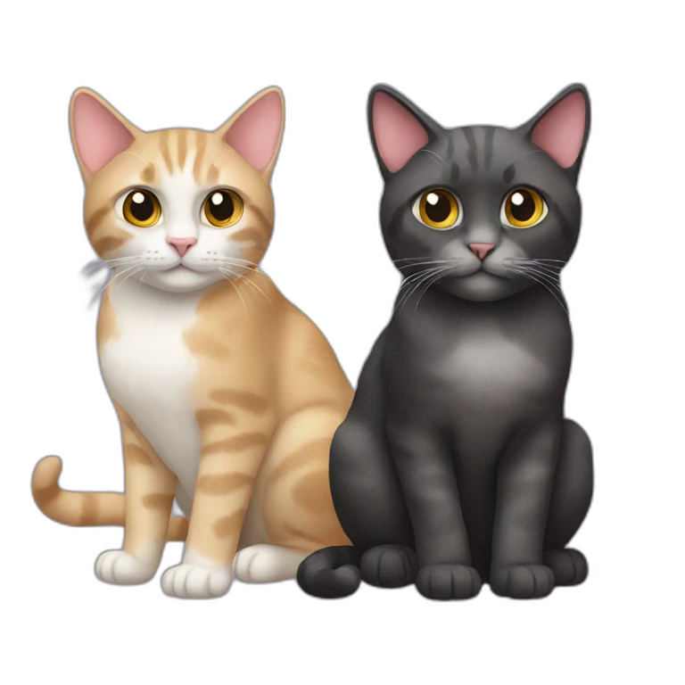 two cats emoji