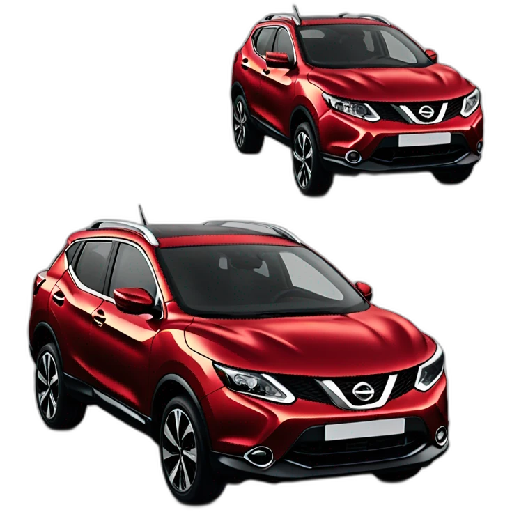 Nissan Qashqai red emoji