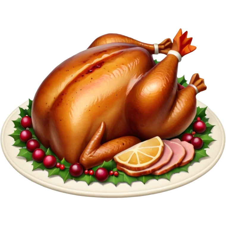 Christmas dinner emoji