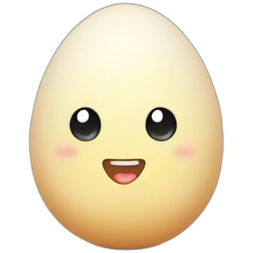 cute egg emoji