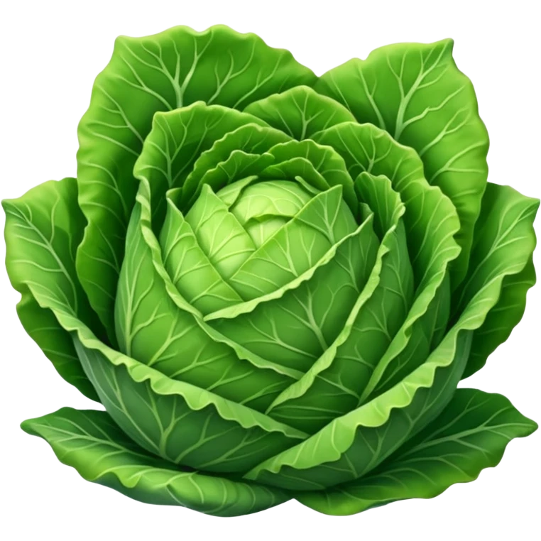 green closed pointy cabbage emoji