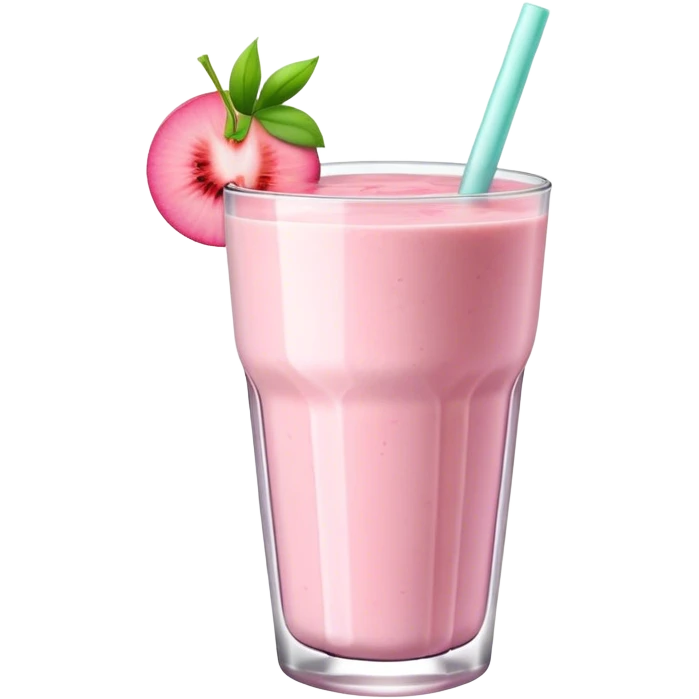 pastel pink smoothie emoji
