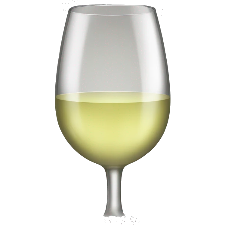 White wine glass emoji