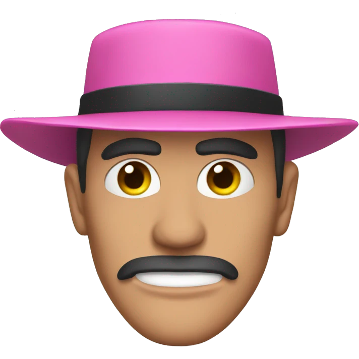 Zorro in pink colour  emoji