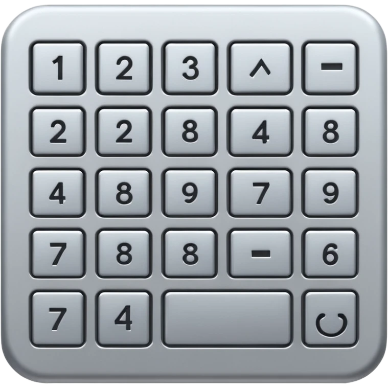 Keypad entry emoji