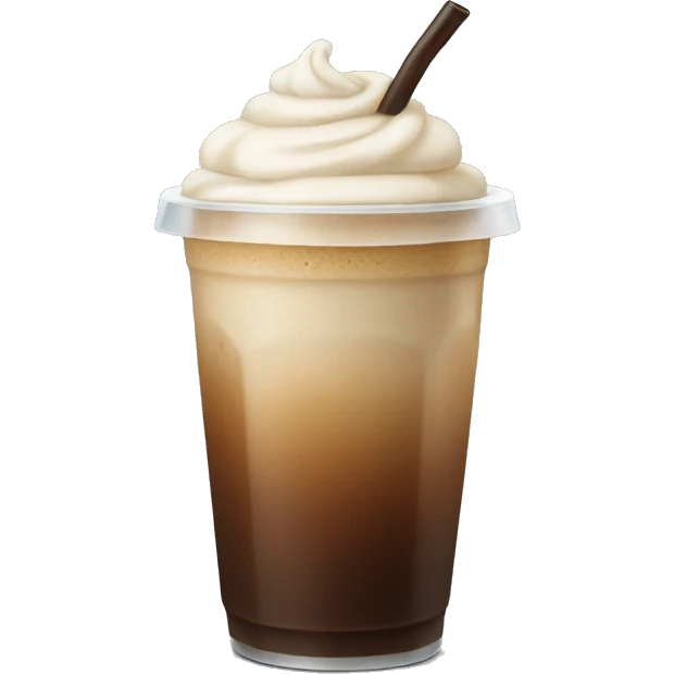 Ice coffee emoji
