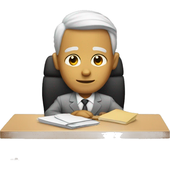Working hard desk emoji emoji