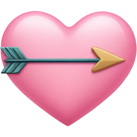 Baby pink heart with arrow  emoji