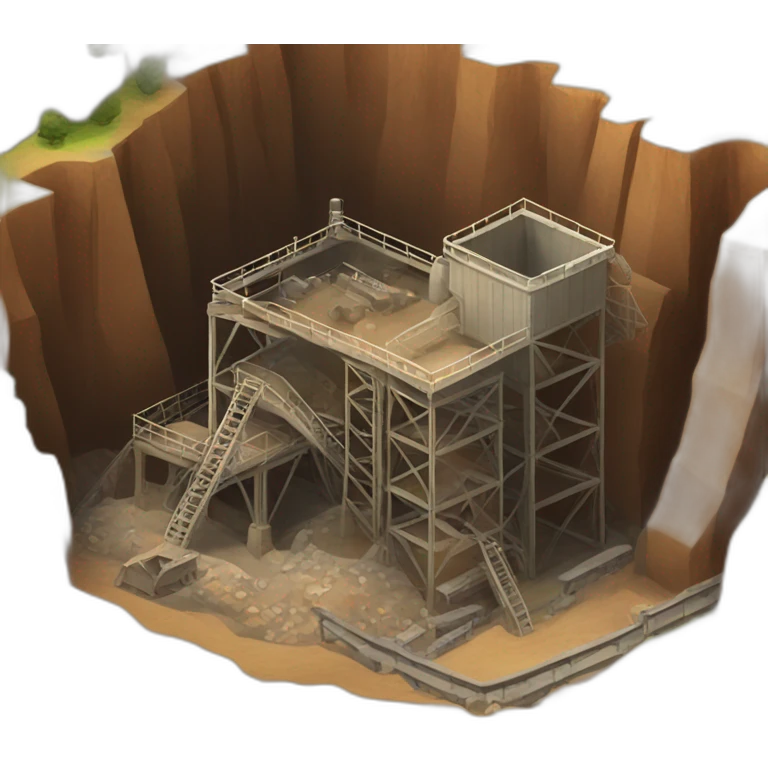 mine shaft/Mining Building emoji