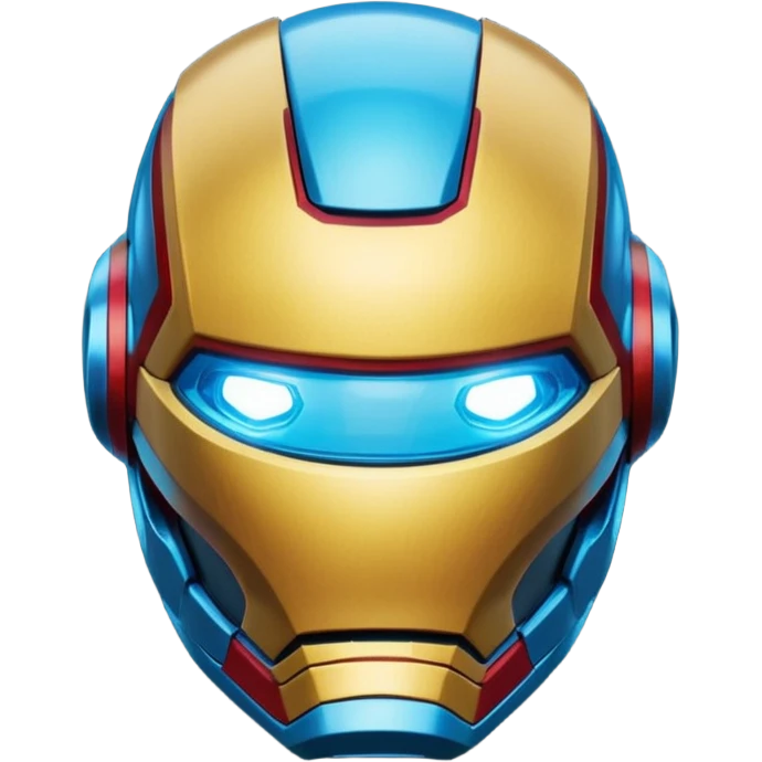 The HUD inside Ironman's helmet emoji
