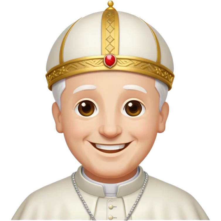 Happy pope emoji