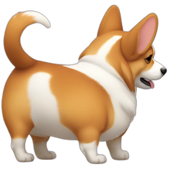 corgi butt emoji