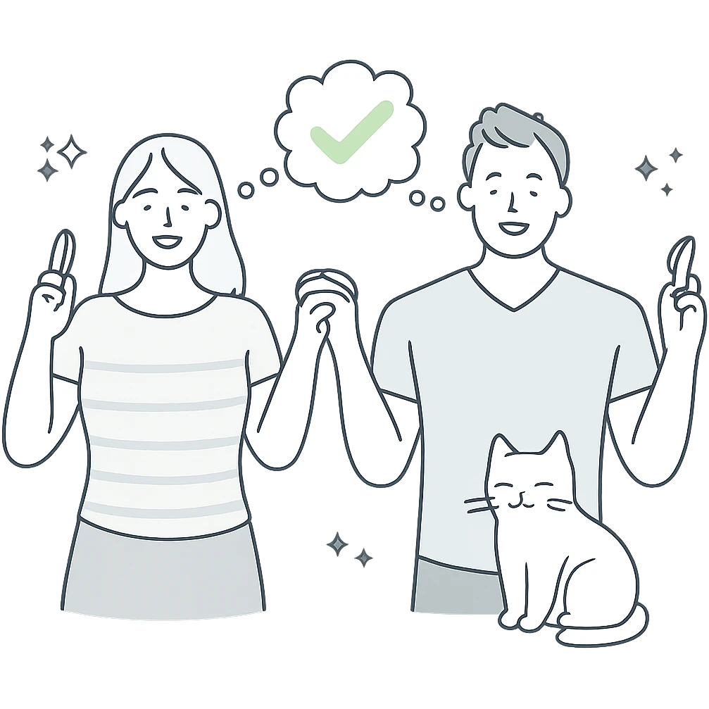 cute cat sitting, minimalistic pastel illustration with clean lines, avoiding warm colors emoji