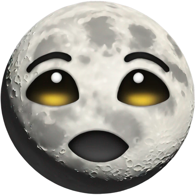 moon smiley emoji