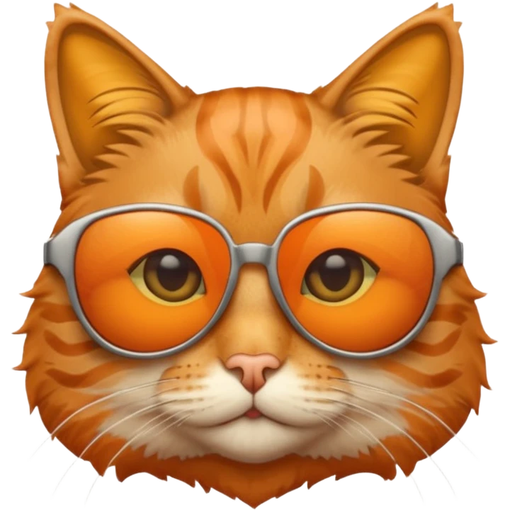 Cat wearing sunglasses emoji