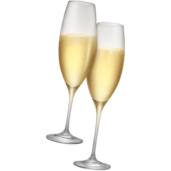 Champagne toast emoji